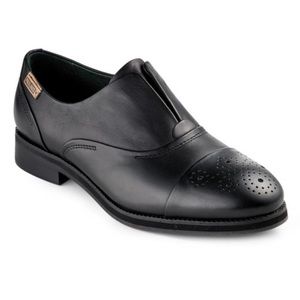 PIKOLINOS royal black slip on Oxford flats 38 7.5